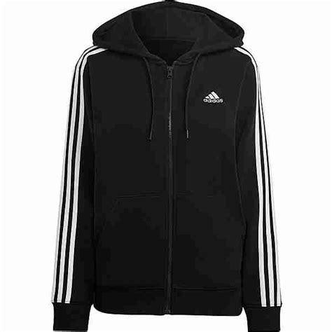 kapuzenjacke adidas schwarz mit.streifen|Schwarze Kapuzenjacken .